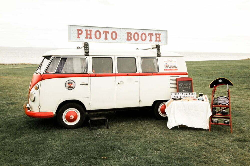 VW Photo Booth by the sea in Newcastle Sunderland