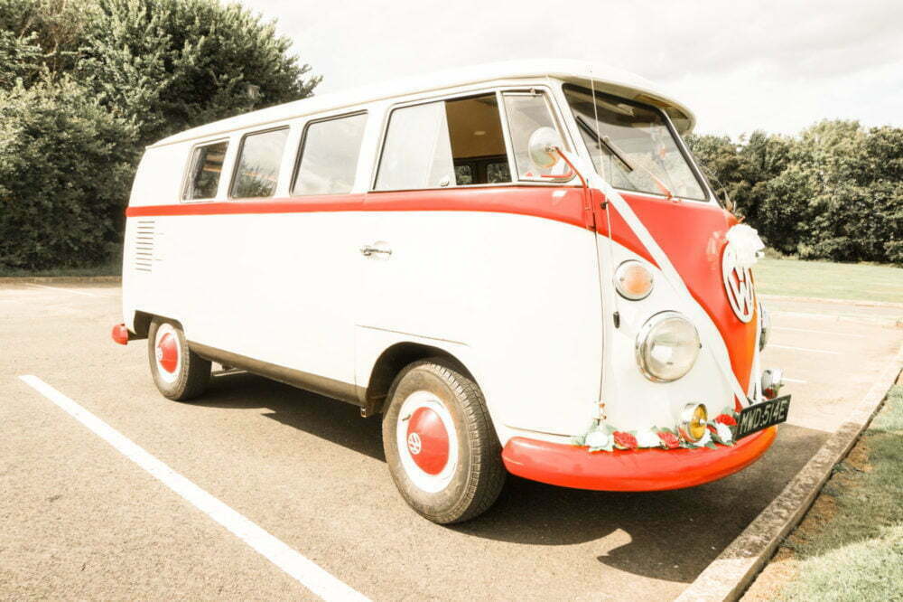 Vintage VW Camper Van Side Profile