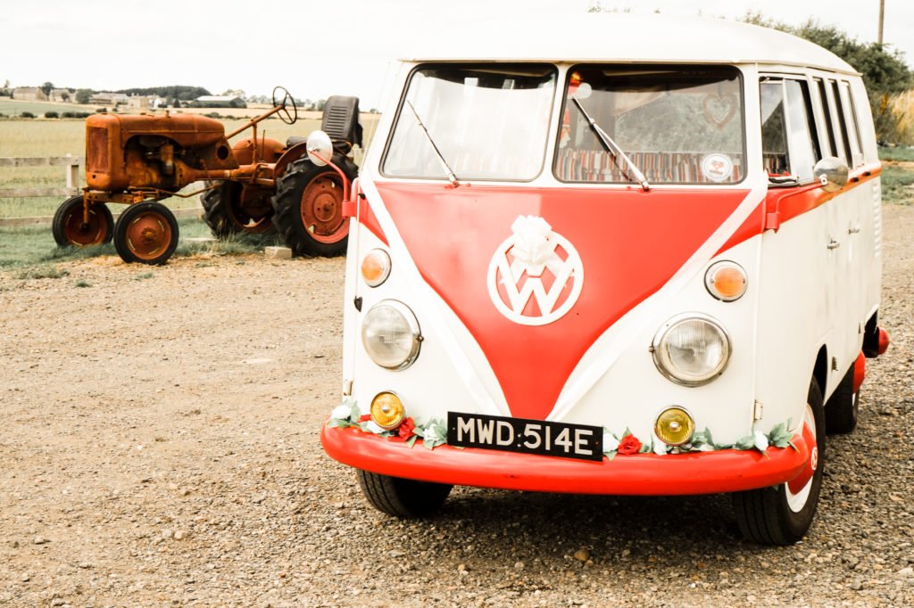 Wedding Car Northside Farm VW Wedding Car Farm Wedding