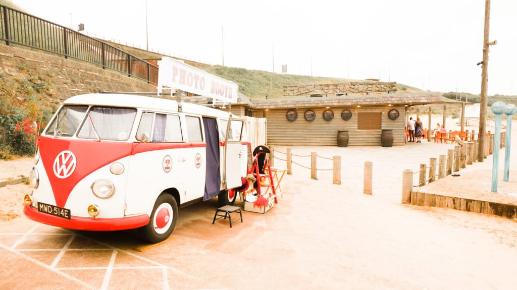 unique vintage vw photobooth tynemouth seafront